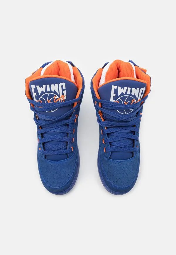 33Hi og высокие кроссовки Patrick Ewing, Royal/White/Orange — фото 4