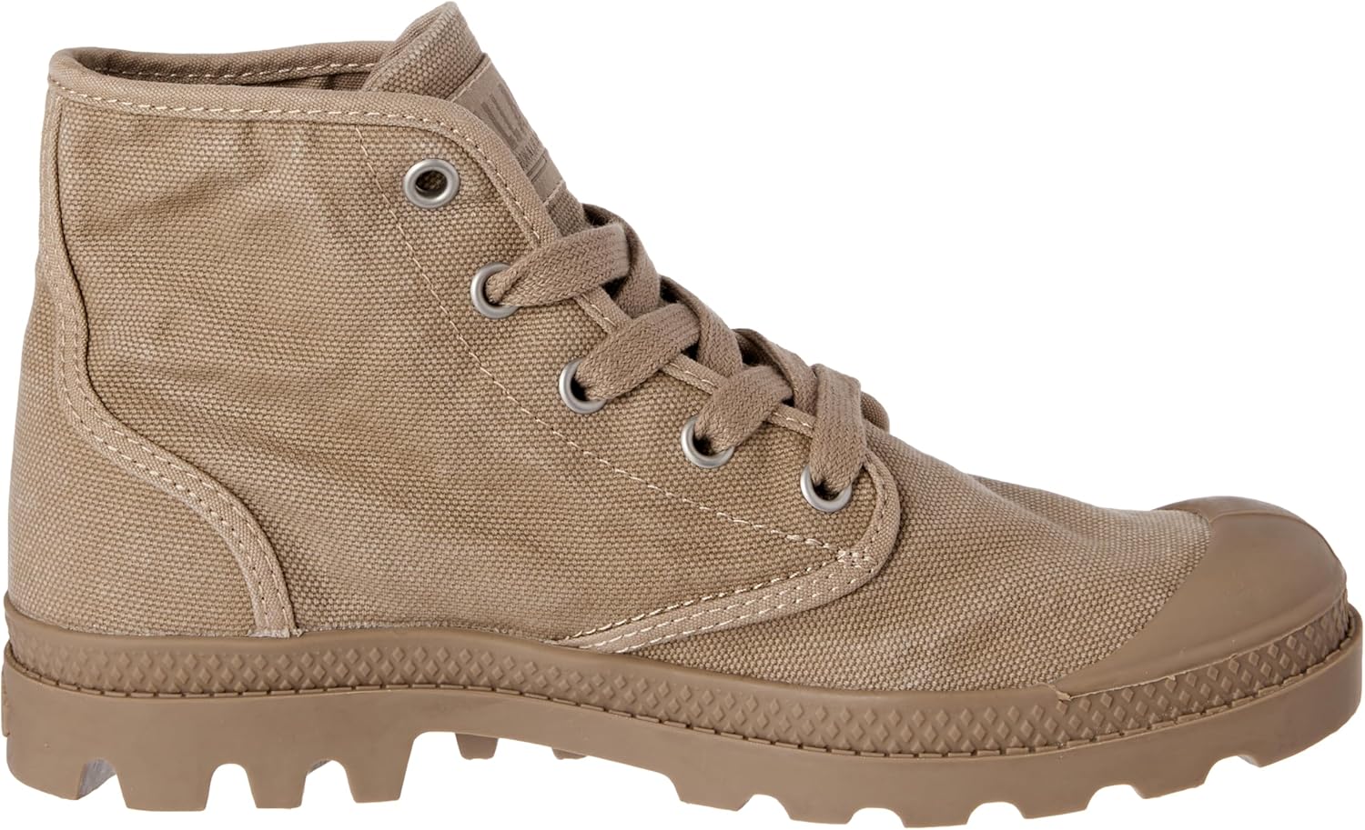 Мужские ботинки Palladium Pampa Hi, веганские тканевые ботинки на шнуровке, бежевый — фото 4