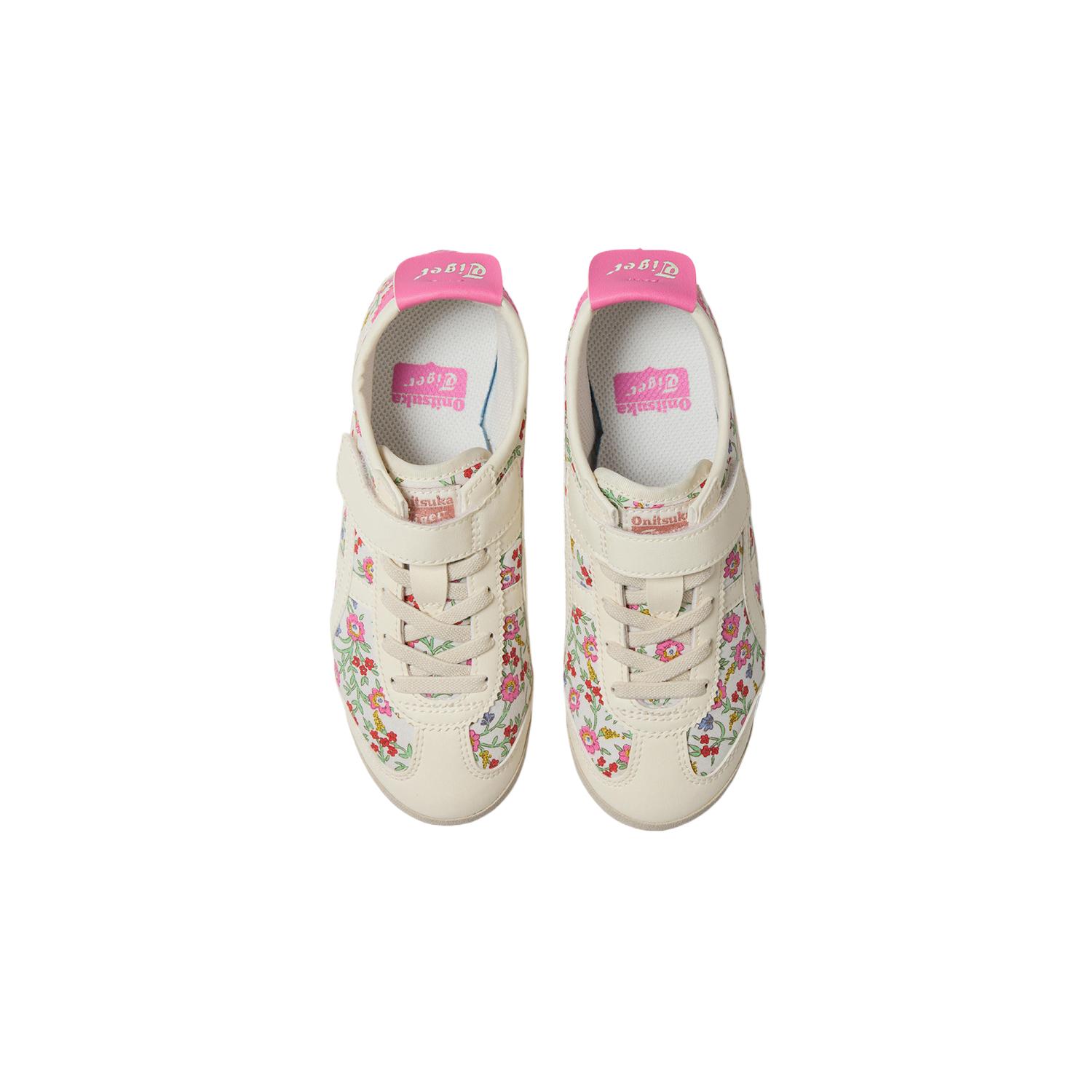 Мексика 66 детские повседневные туфли дошкольные Onitsuka Tiger, розовый — фото 4