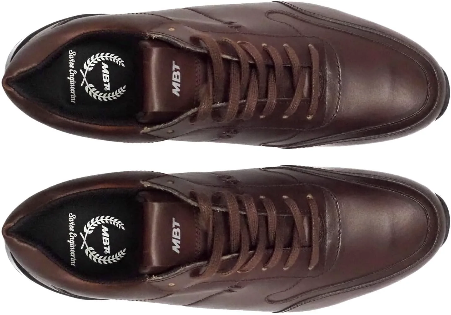 Кроссовки MBT Mens Porto II из синтетической кожи, коричневый — фото 2