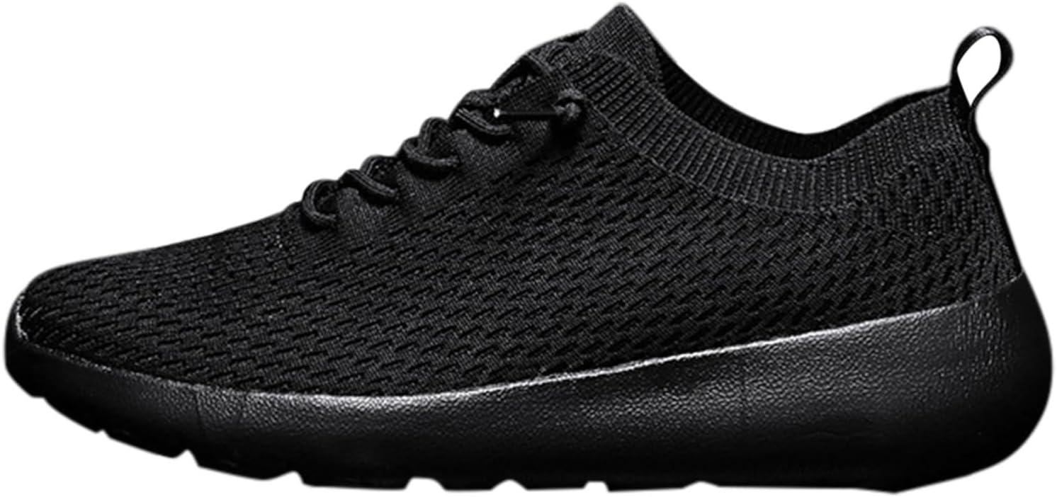 

Мужские кроссовки для бега Дышащие Легкие Удобные Обувь для улицы Плоская Подошва Теннис Спортивные Тренировки Ходьба Тренажерный зал Атлетика Фитнес Модные Кеды Generic, черный