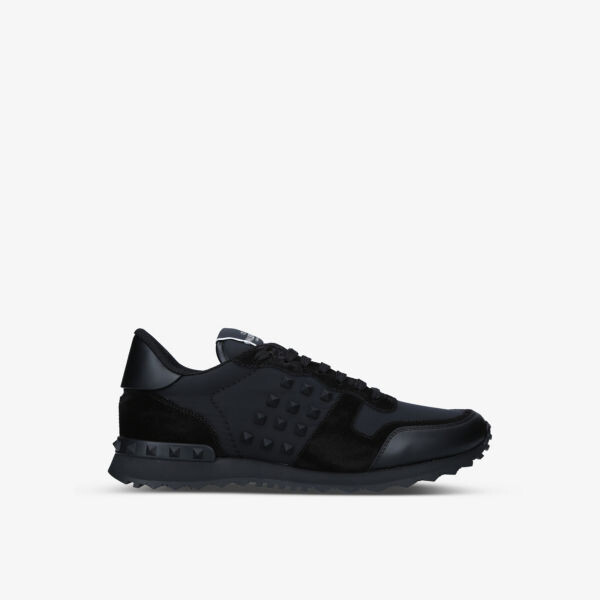 

Кроссовки Rockrunner из сетки и кожи с камуфляжным узором Valentino Garavani, черный