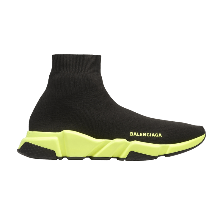 

Кроссовки Balenciaga Speed Trainer 'Black Neon Yellow', черный