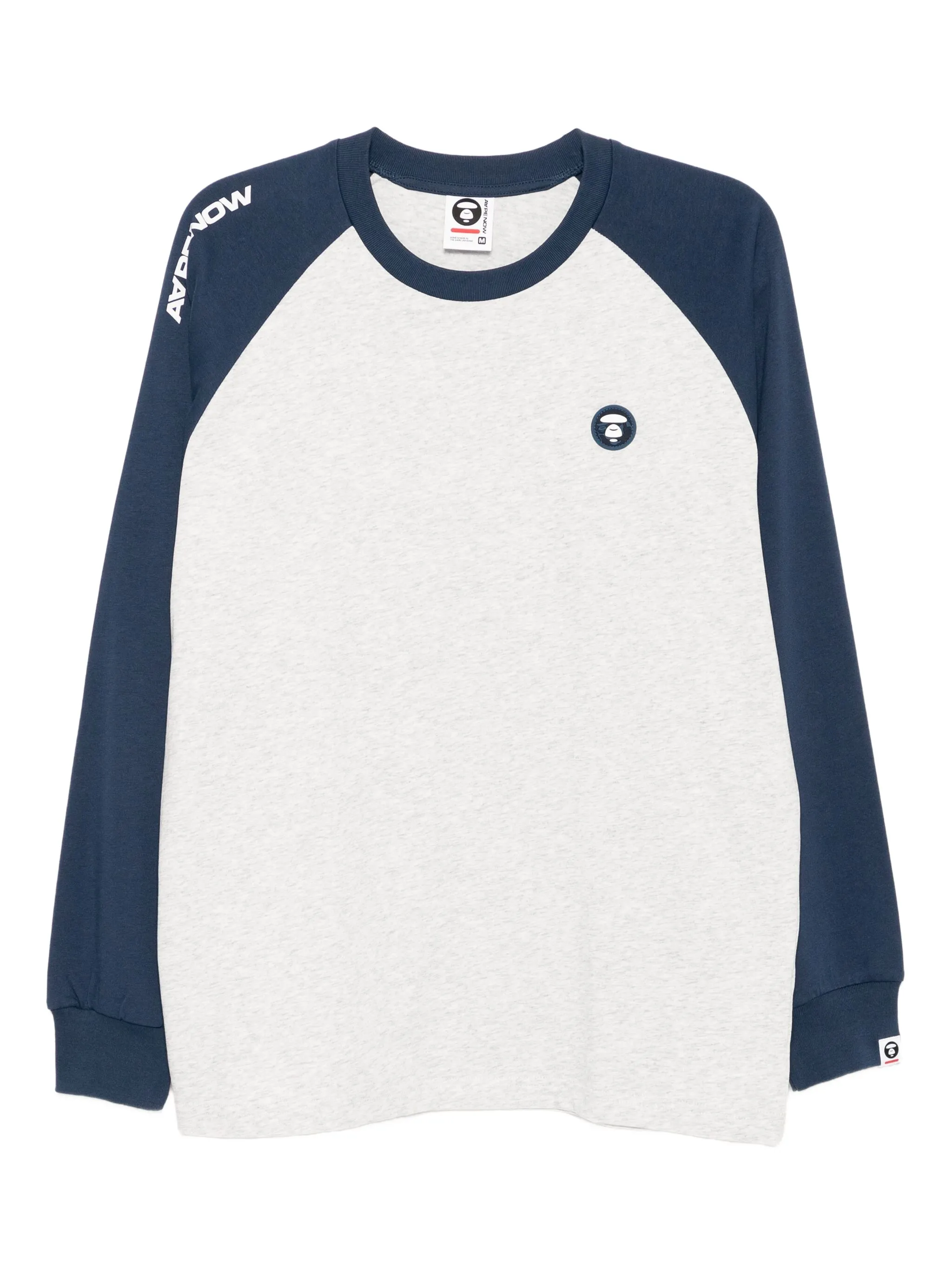 

Футболка с логотипом Aape By A Bathing Ape, серый