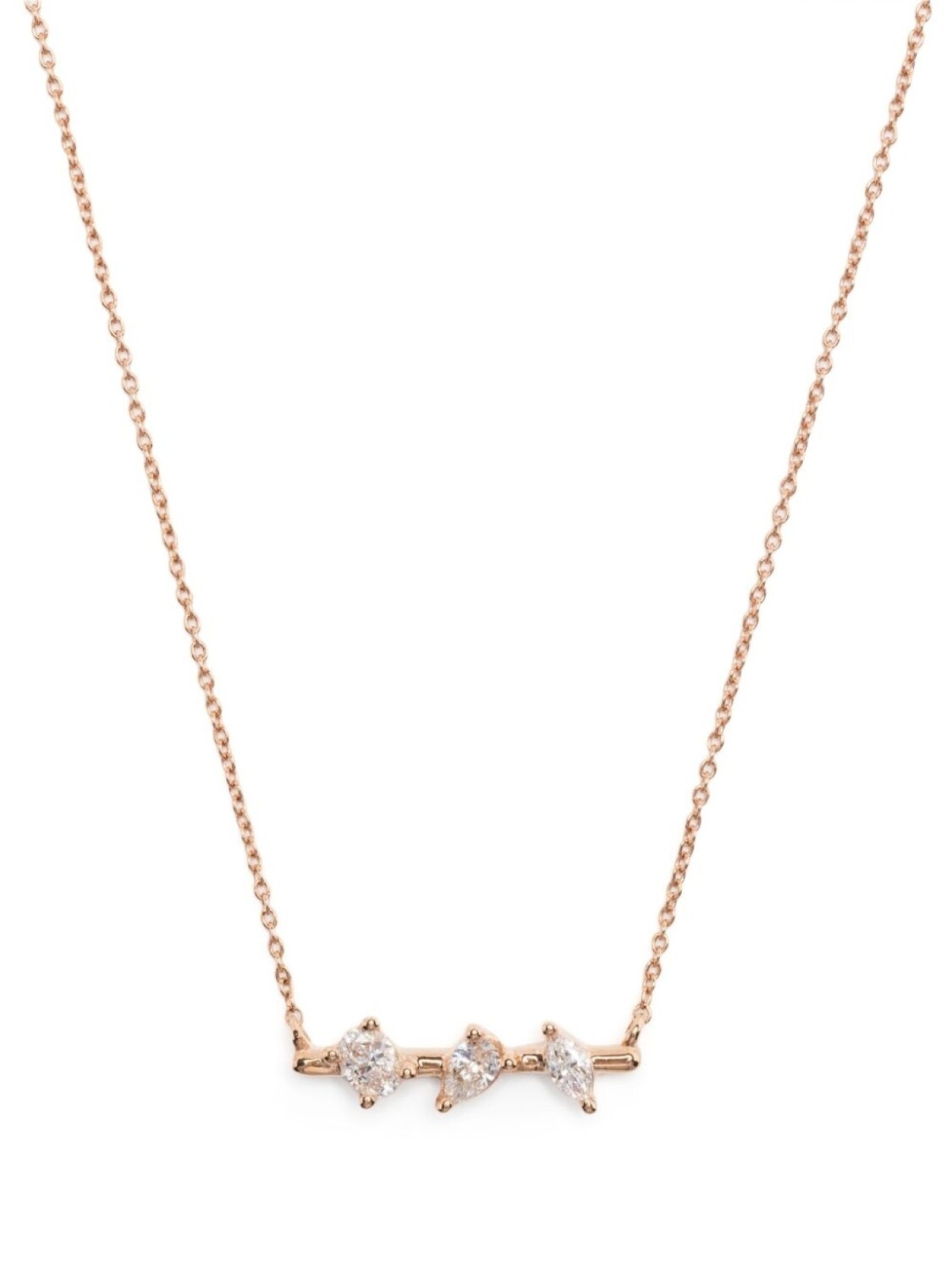 

Колье Alexa Jordyn из розового золота с бриллиантами Dana Rebecca Designs, золотой