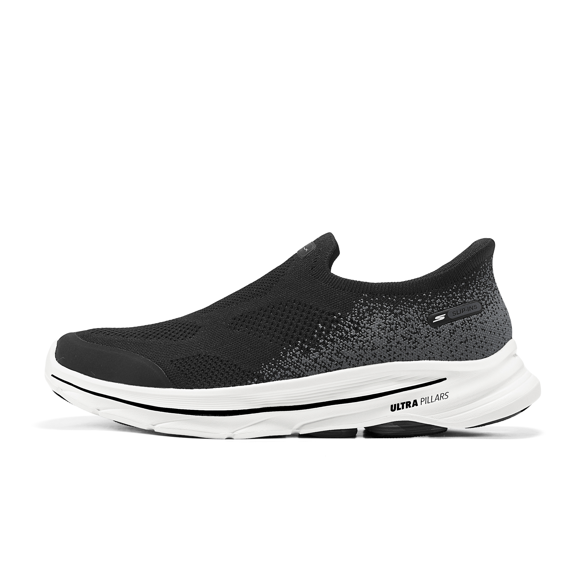 

Skechers Мужские повседневные кроссовки GO WALK с износостойким дышащим верхом, черного и белого цвета