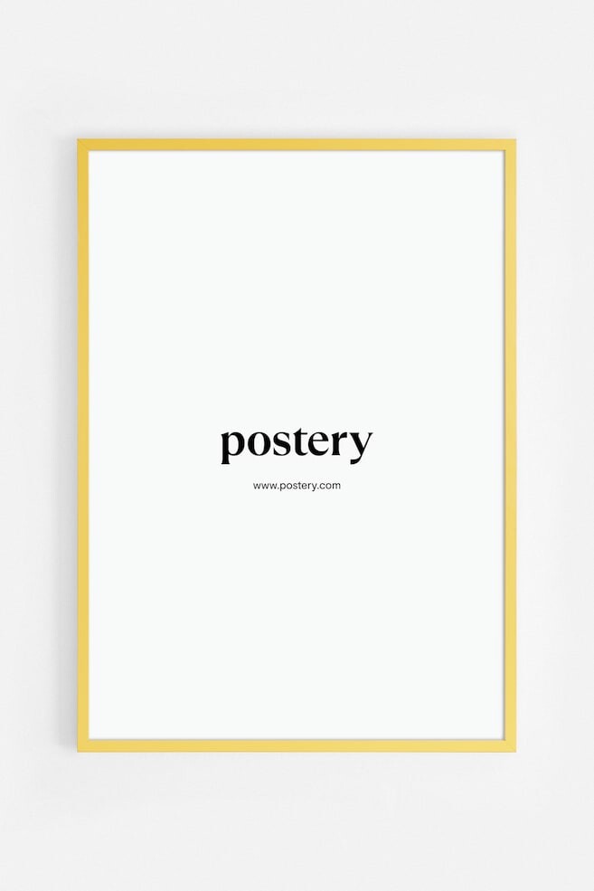 

Деревянная рамка для фотографий Postery, 70x100 см, желтый