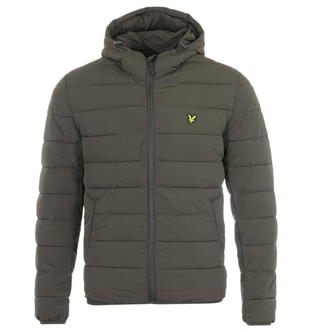 

Легкая пуховик Lyle & Scott, зеленый