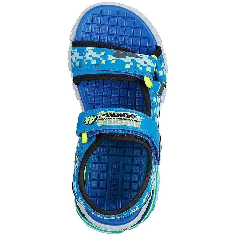 Сандалии Skechers Mega-splash 4k, синие, детские — фото 2