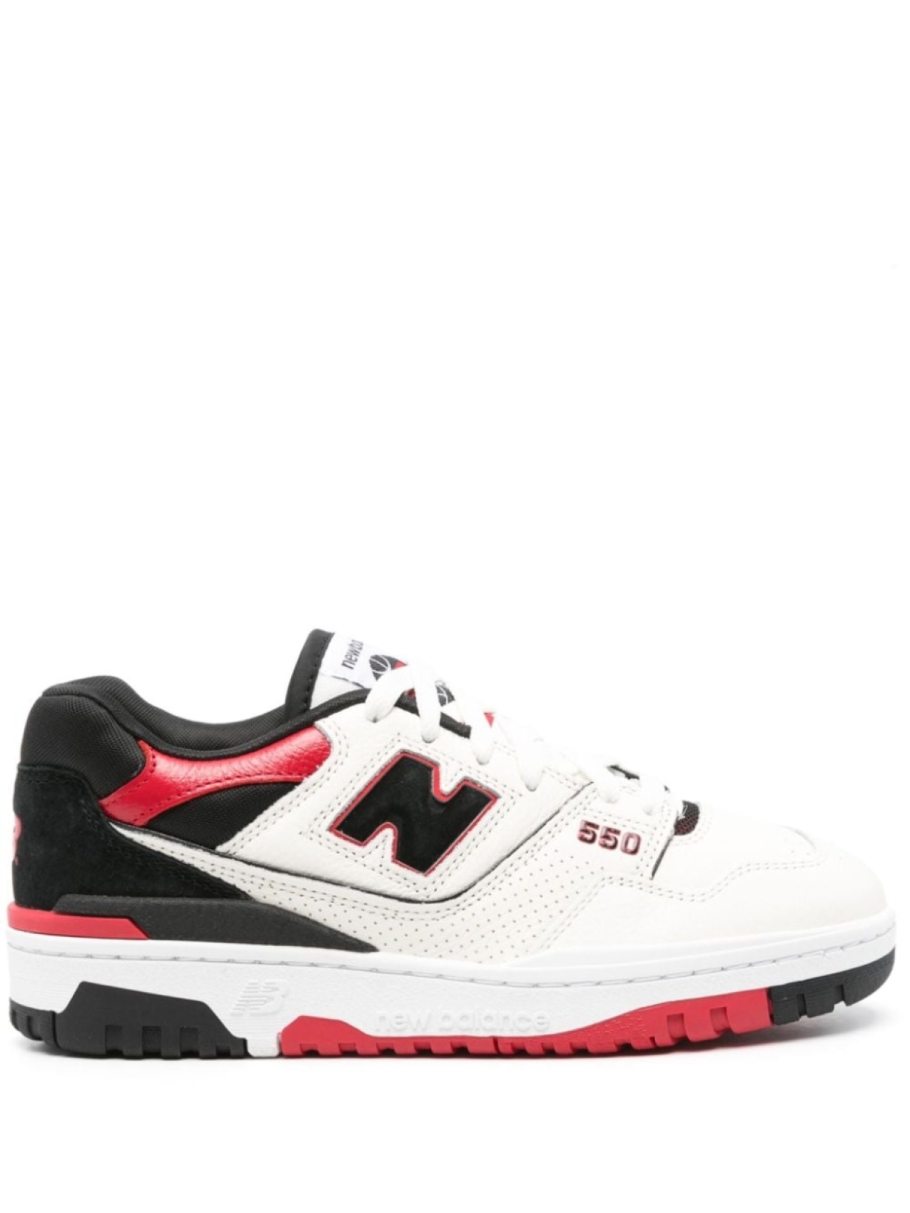 

Кроссовки New Balance 550 With Inserts, белый/черный/красный