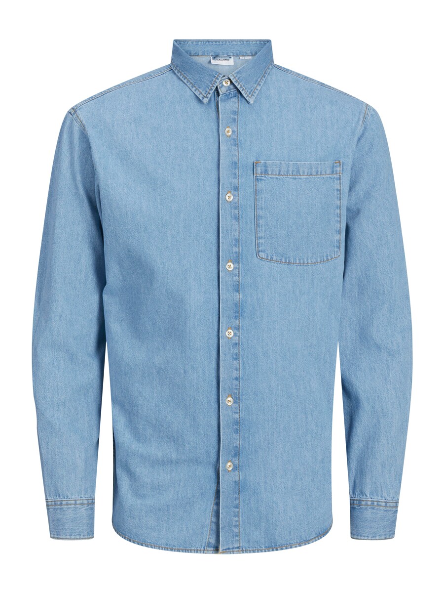

Рубашка на пуговицах Comfort fit JACK & JONES JJICREEK, синий деним