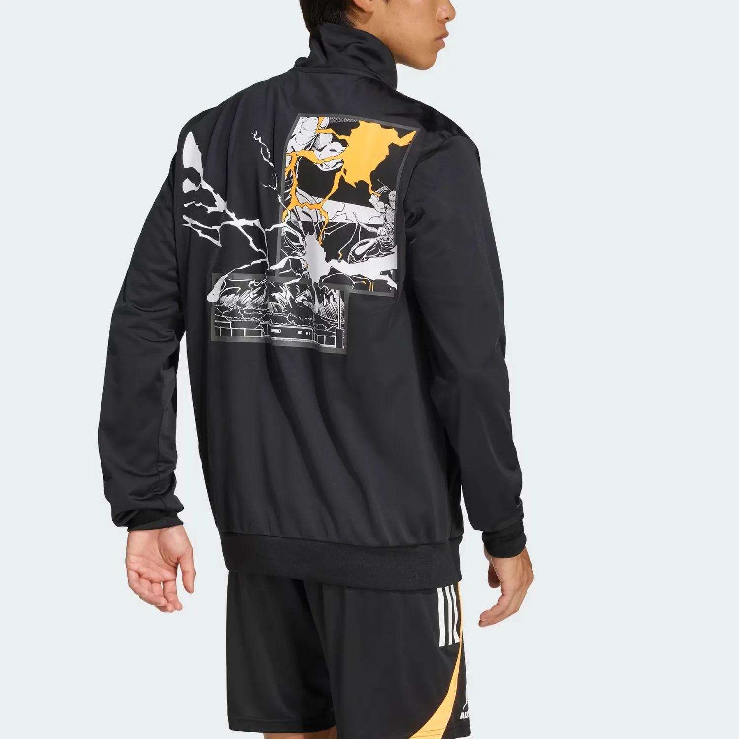Adidas Толстовка All Blacks Track Jacket мужская — фото 3