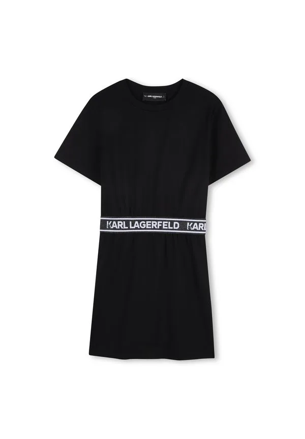 Платье, трикотажное платье Karl Lagerfeld Kids, Black