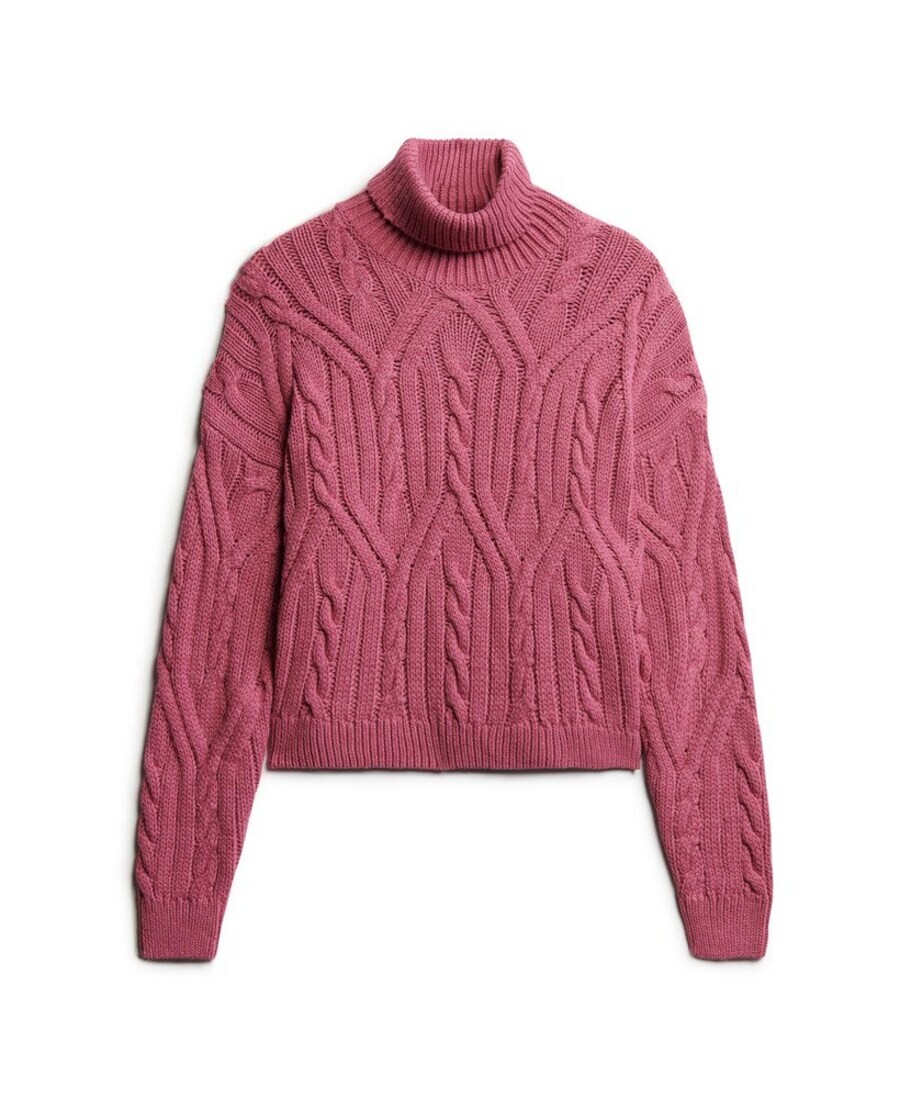 

Водолазка Superdry Sweater, розовый