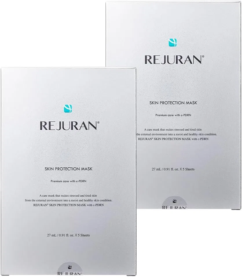 Маска для лица Rejuran Skin Protection, набор из 2 упаковок по 5 штук, PDRN листовые маски