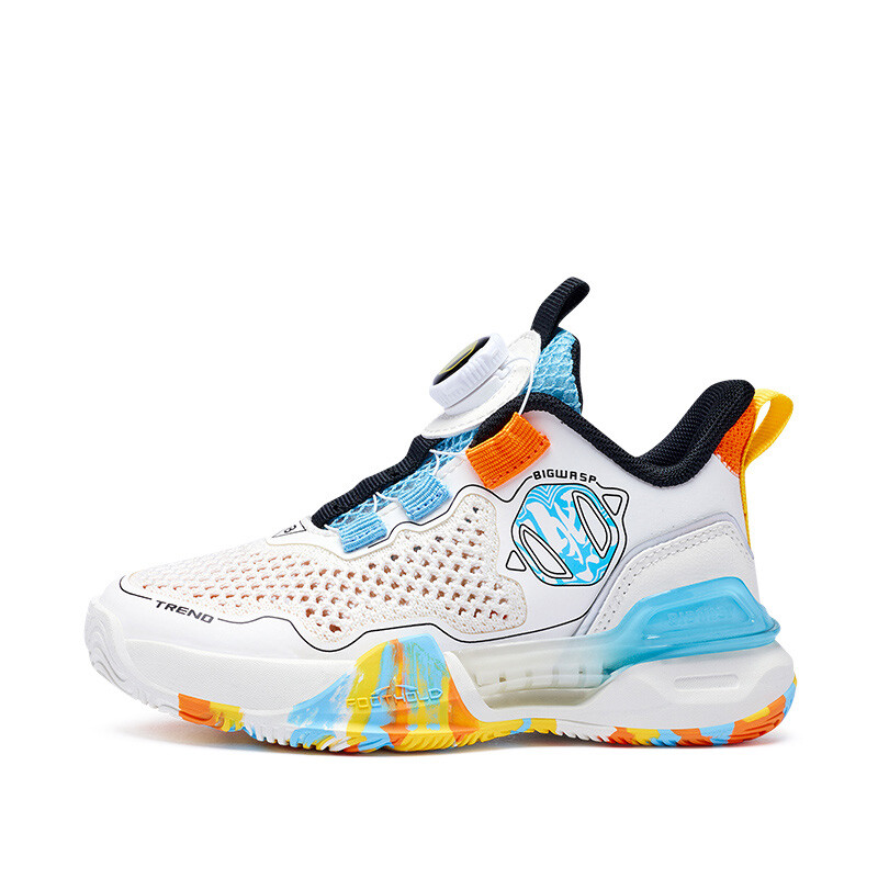 

Кроссовки BIG WASP Kids Basketball Shoes Kids Mid-top, черный/зеленый