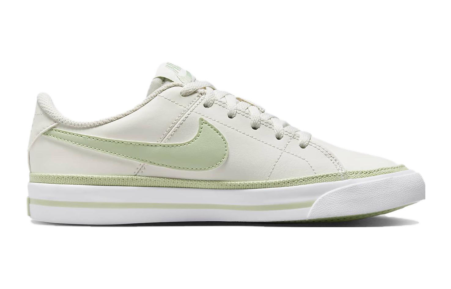 Кеды Court Legacy GS 'Honeydew' Nike, бежевый/зеленый — фото 2
