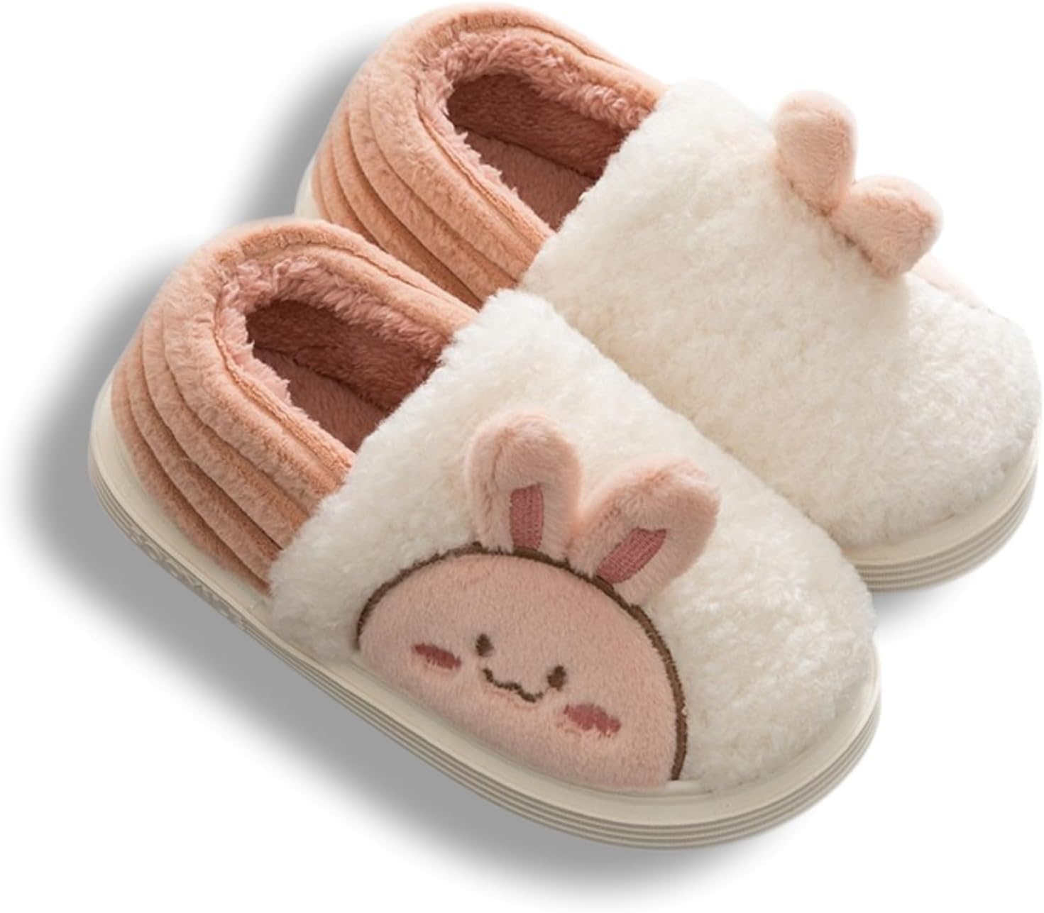 

Мягкие плюшевые тапочки «Медвежонок» для женщин и мужчин, милые и забавные, для дома и улицы, теплые и пушистые Elirar, белый