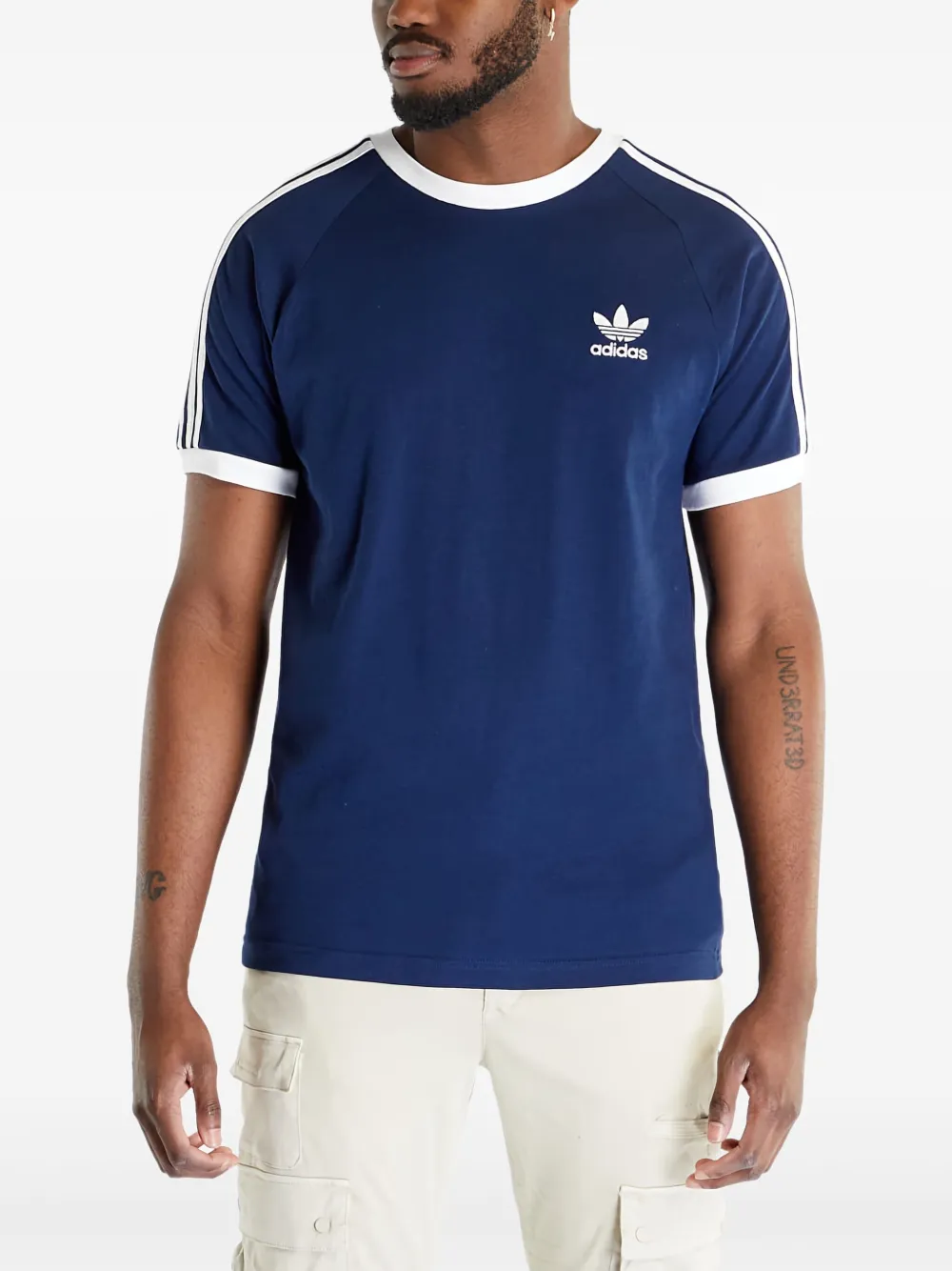 

Футболка Adicolor Classics в полоску Adidas, синий