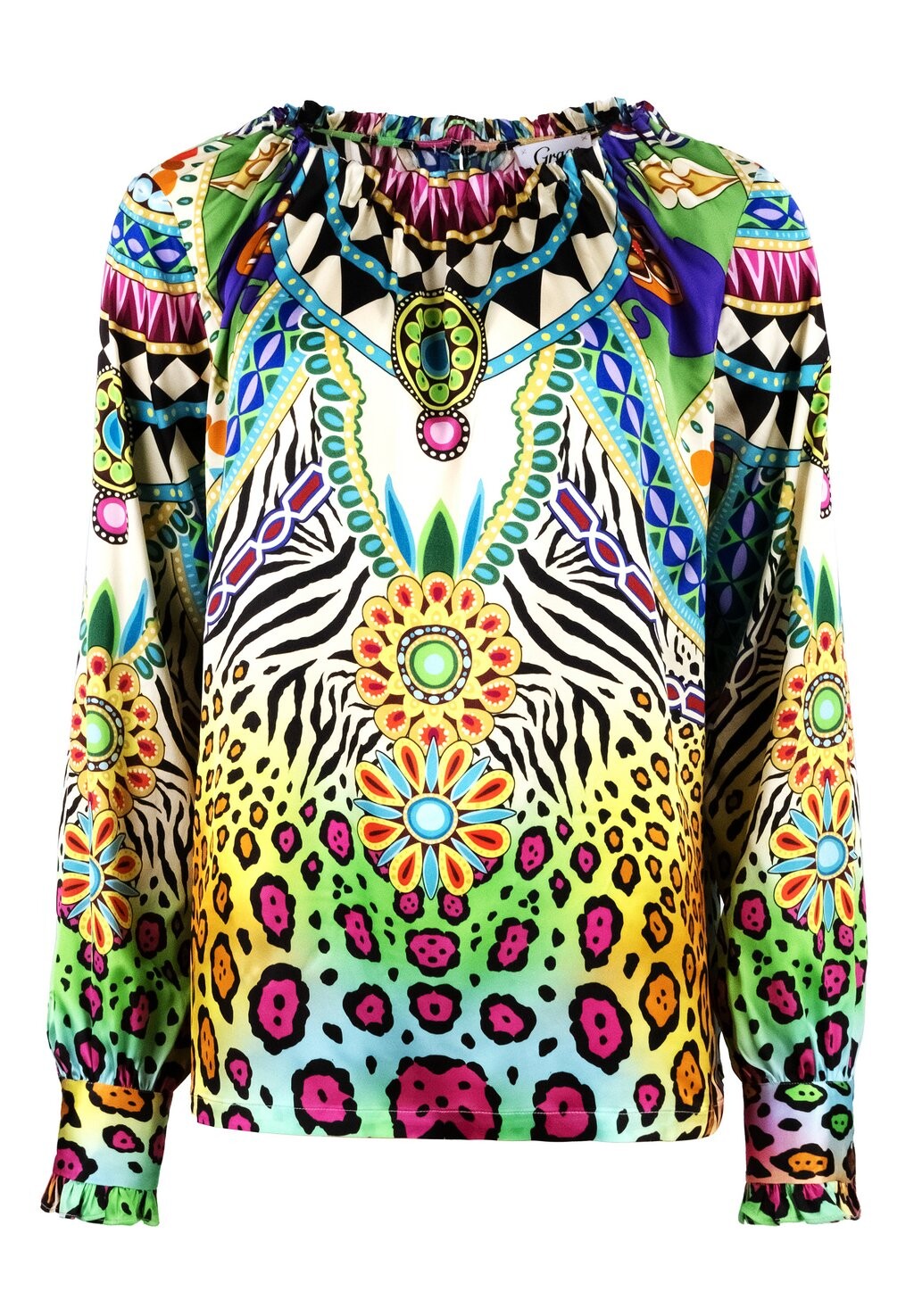 

Блузка OPULENT PATTERN Grace, цвет multicolor