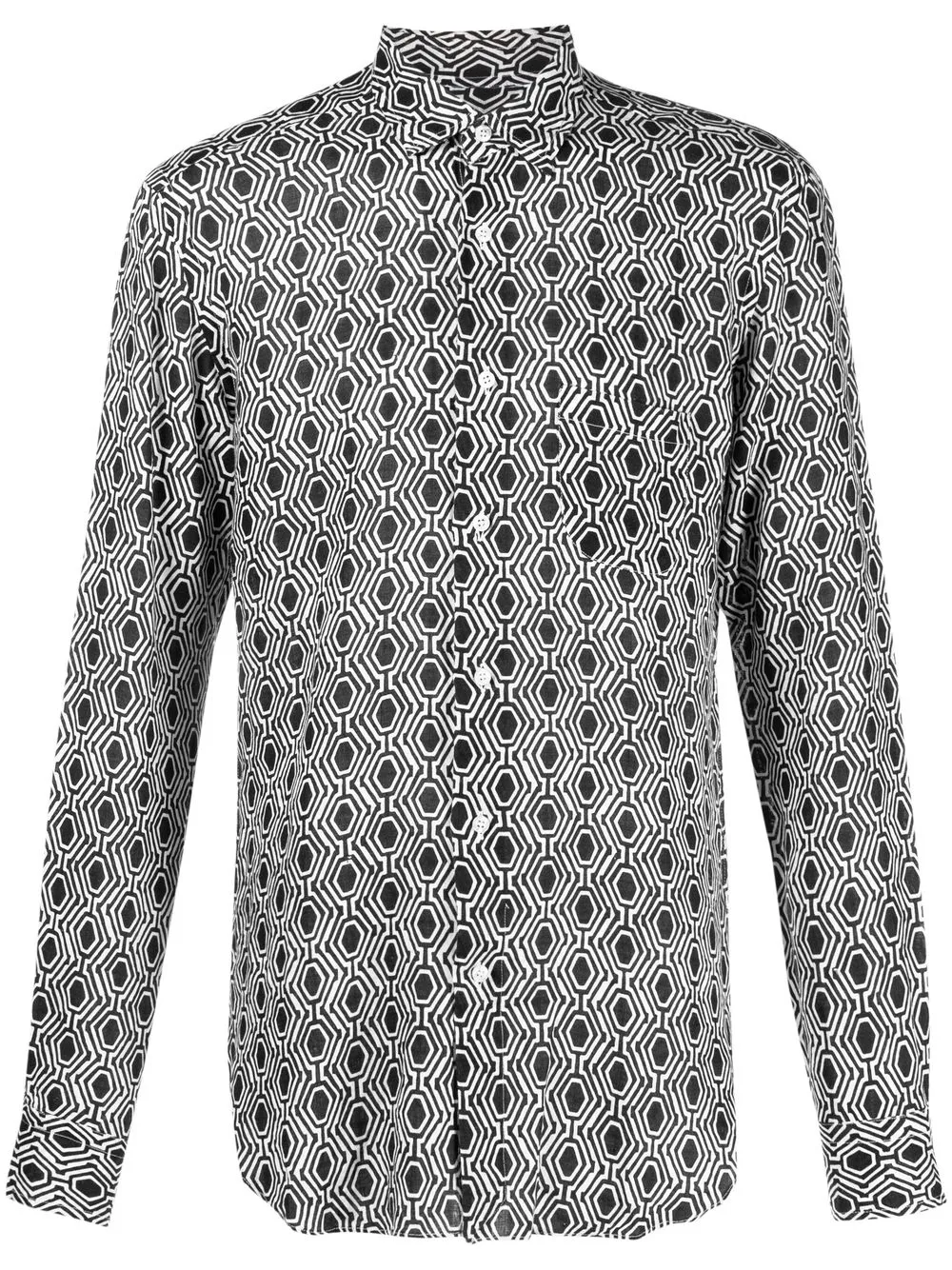 

Рубашка с графичным принтом PENINSULA SWIMWEAR, белый