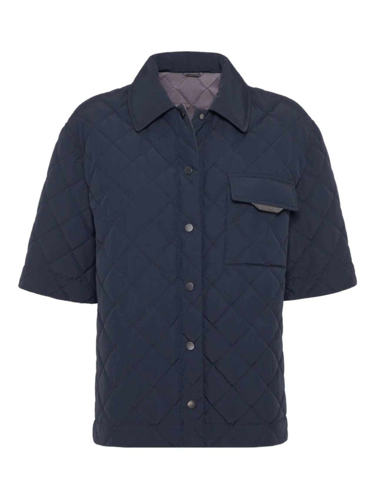 

Brunello Cucinelli стеганый пуховик, синий
