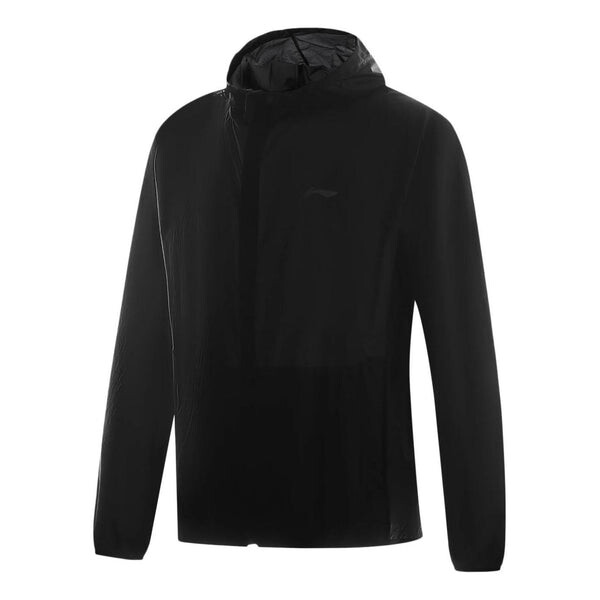 

Куртка логотип спортивная ветровка Li-Ning, черный