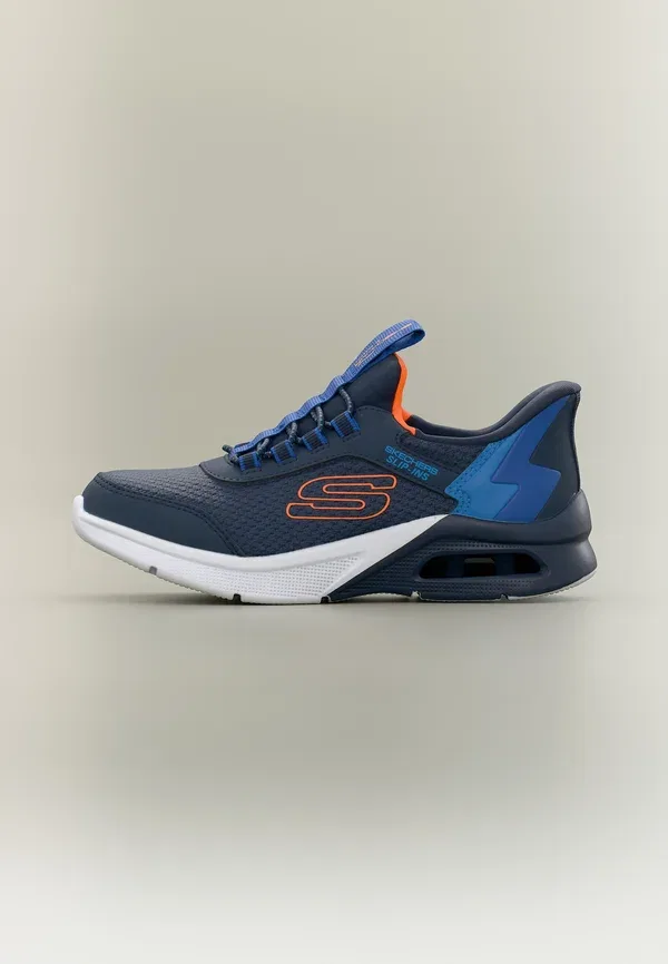 Кроссовки Skechers Microspec Max, темно-синий/голубой/оранжевый