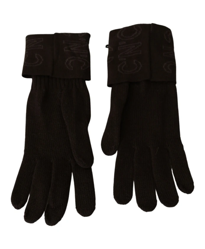 

Вязаные перчатки Costume National, коричневый