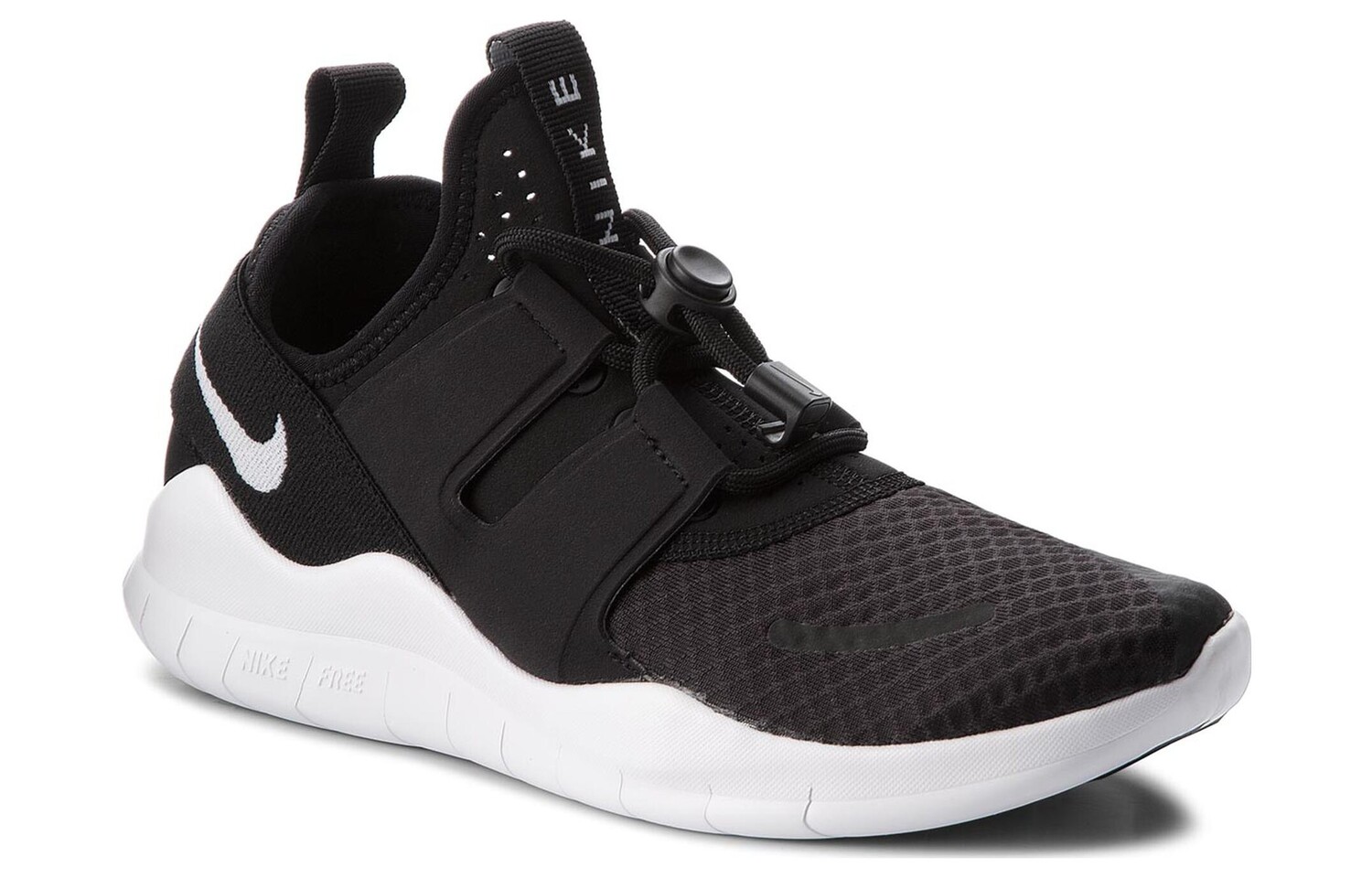 Кроссовки Nike Free RN Мужчины, Black/White — фото 2