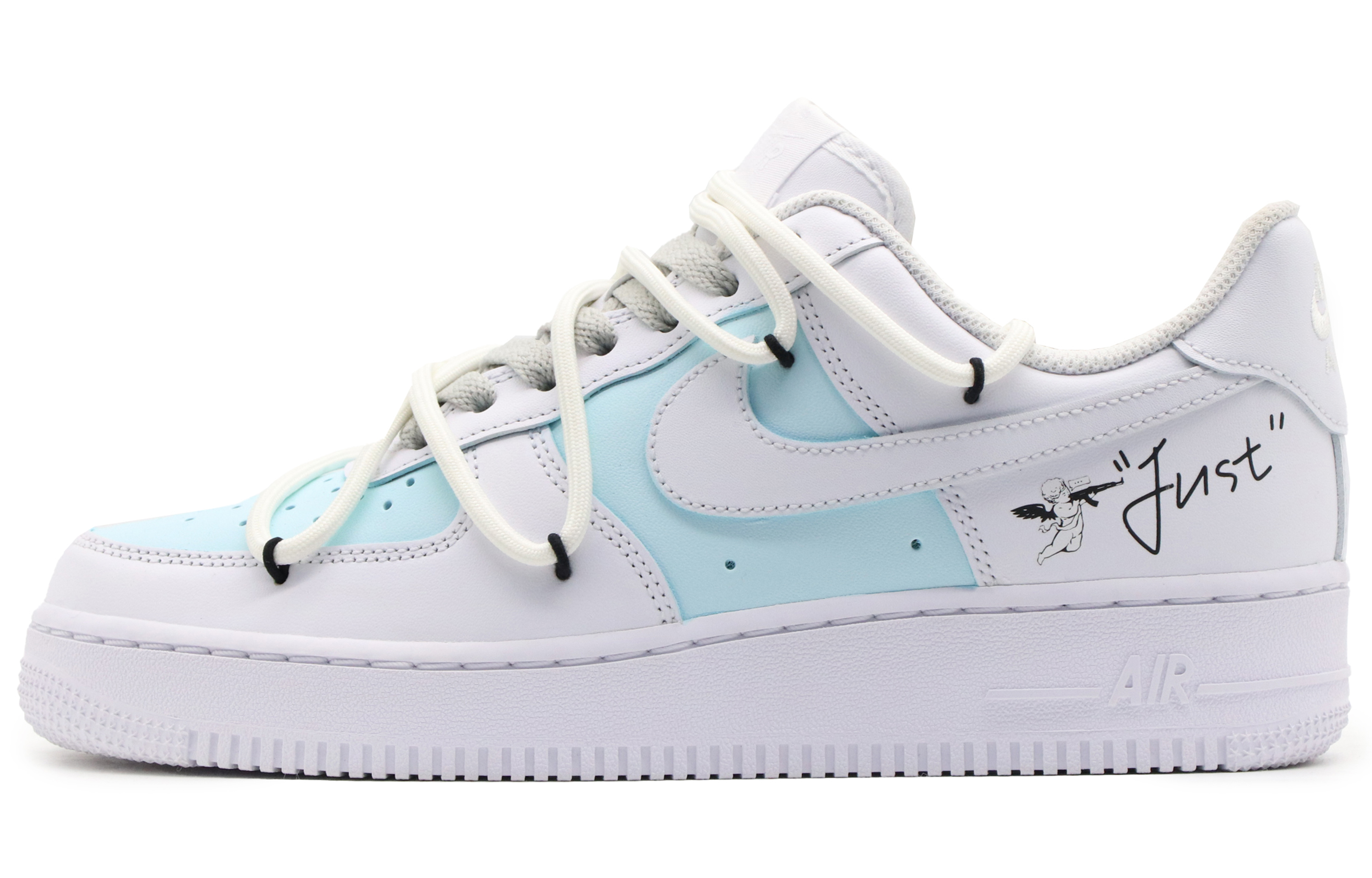 

Кроссовки Nike Air Force 1 Skateboard Shoes Men Low-Top Blue/White