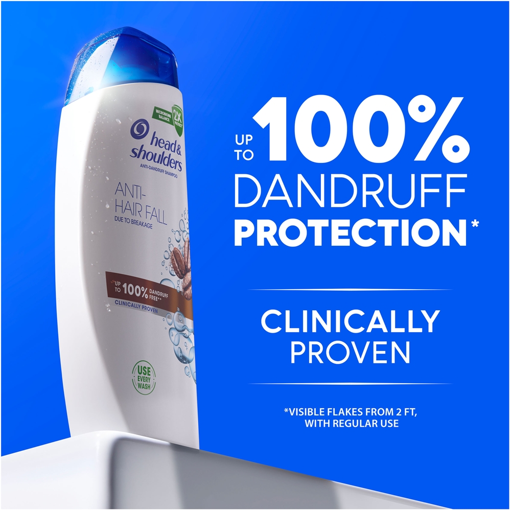 Шампунь против перхоти и выпадения волос с кофеином Head & Shoulders, 400 мл — фото 3