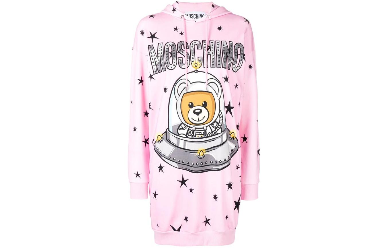 

MOSCHINO Платье с длинными рукавами женское розовые
