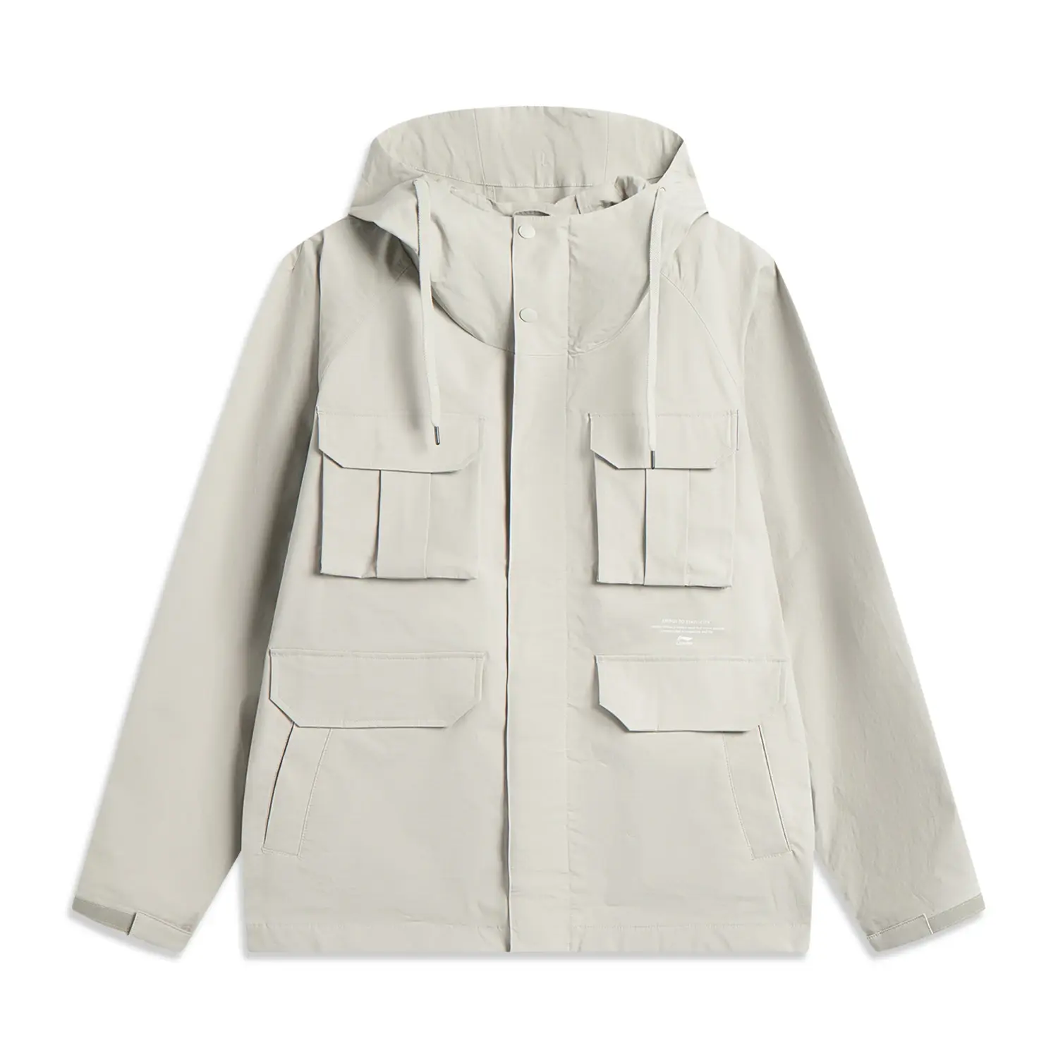 

LINING Тренч спортивный мужской пыльный серо-зеленый, Dusty Gray Green