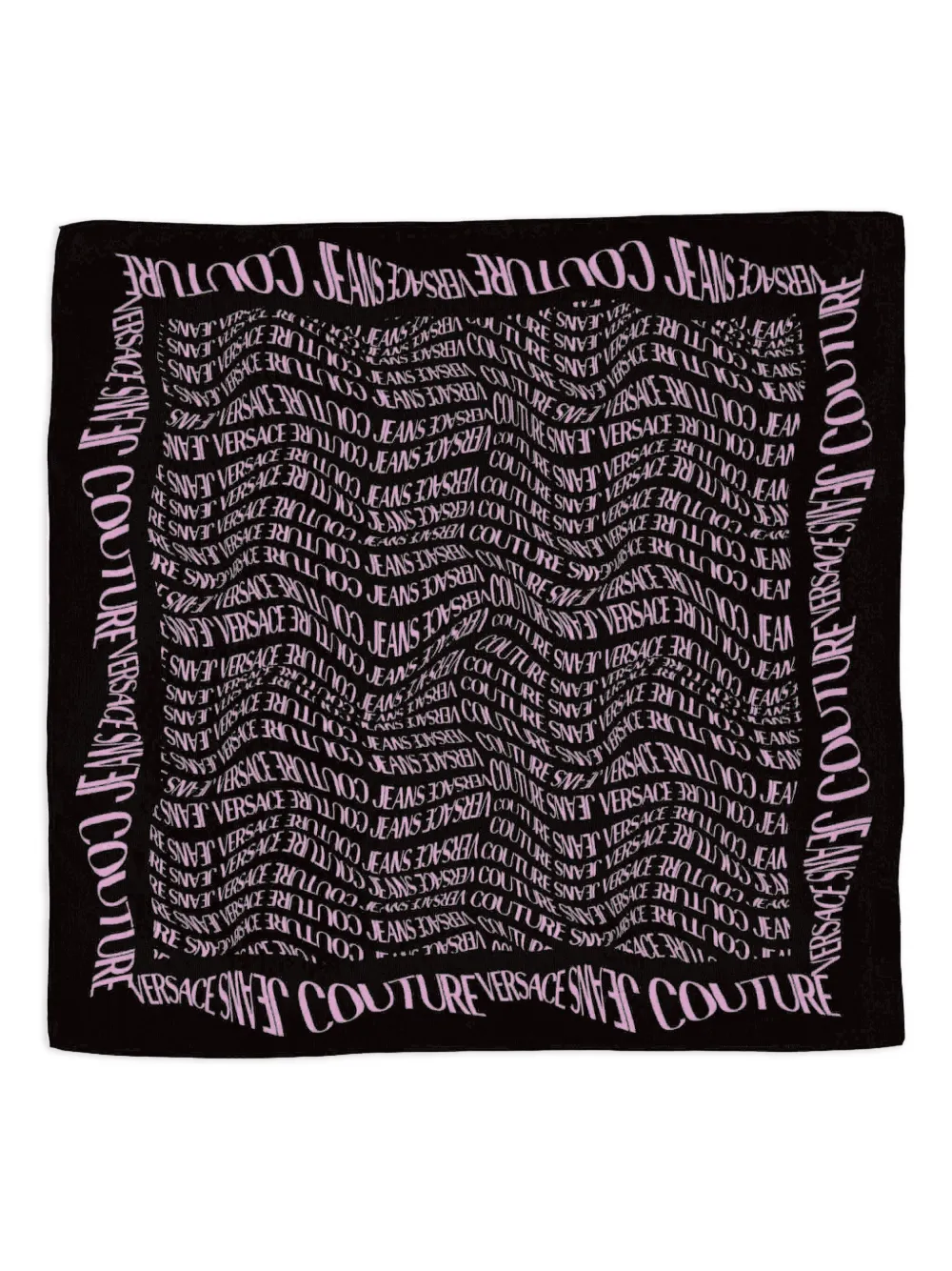 

Шарф с логотипом Versace Jeans Couture, розовый