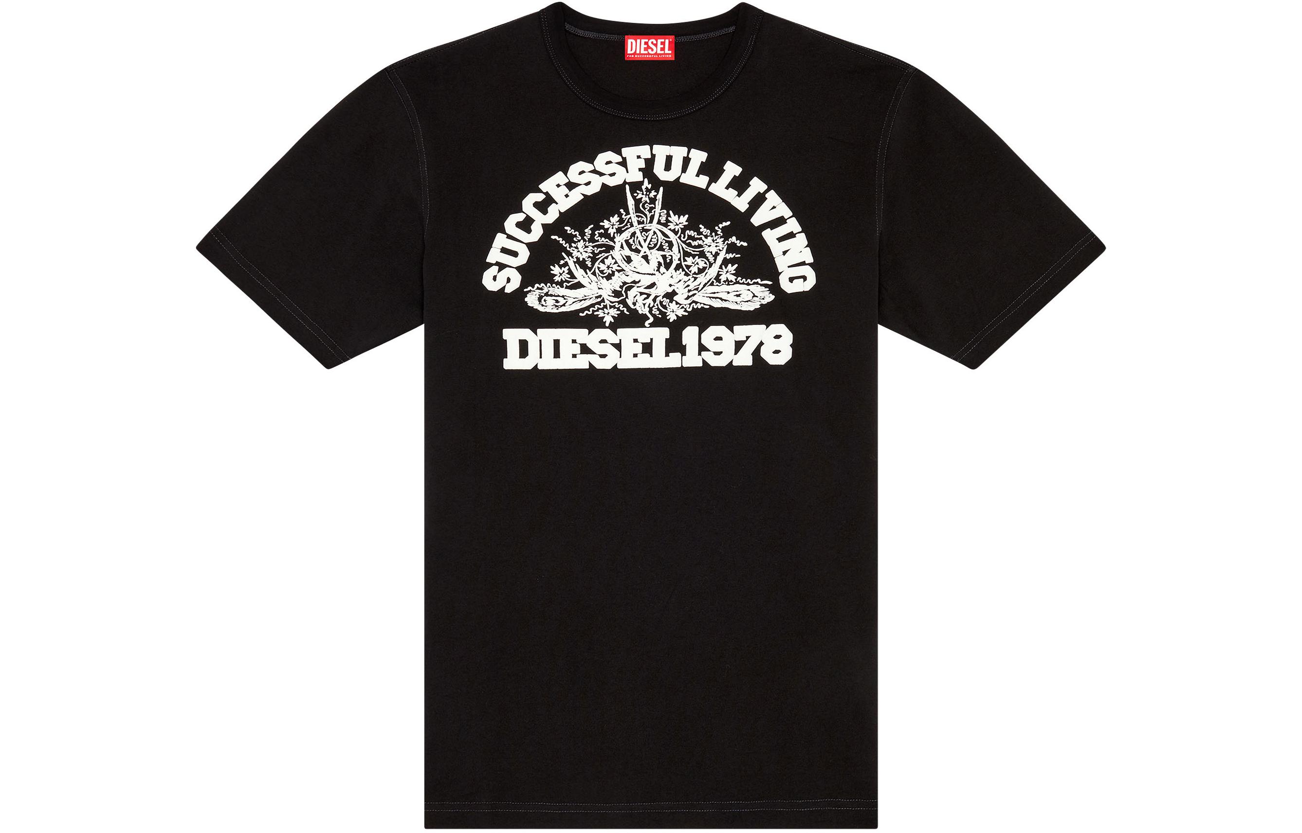 

Футболка с принтом логотипа T-Justil-N1 DIESEL, черный