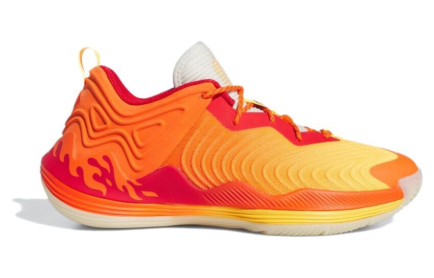 Баскетбольные кроссовки D Rose Son Of Chi 3.0 мужские низкие оранжевые Adidas — фото 2