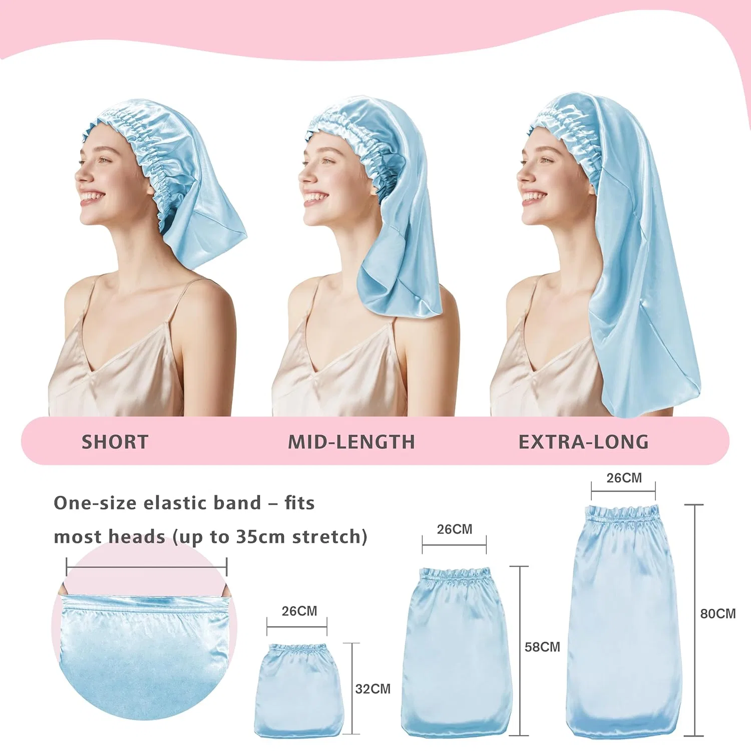 Шелковая шапочка для сна «Silk Bonnet» от townssilk Townssilk — фото 4