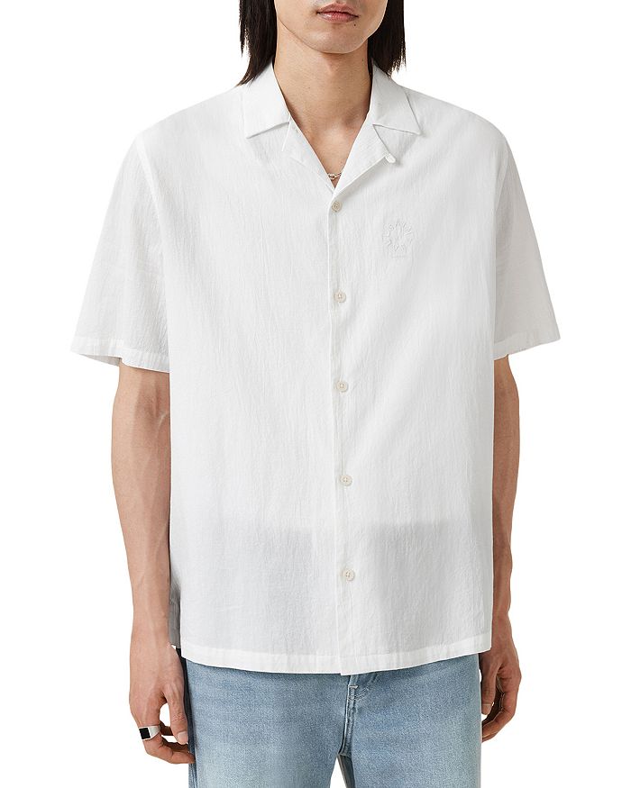 

Haven Relaxed Fit Camp Shirt – Расслабленная рубашка-кемп Haven ALLSAINTS, белый