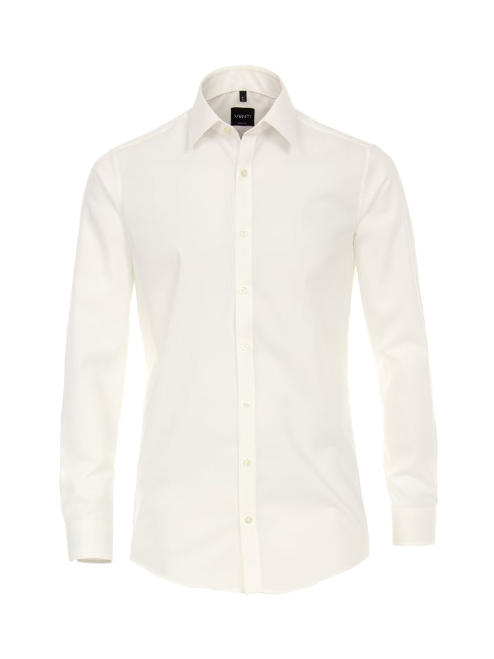 

Venti Деловая рубашка белого и бежевого цвета