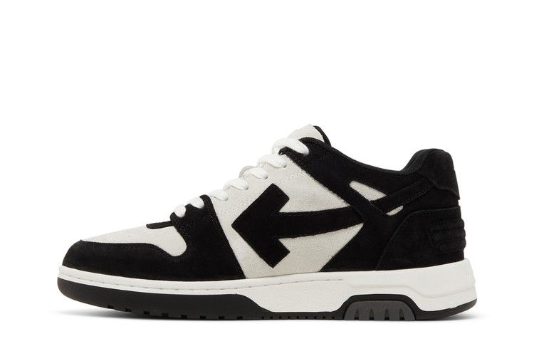 Кроссовки Off-White Off-White Out of Office 'Black White Suede', белый — фото 4