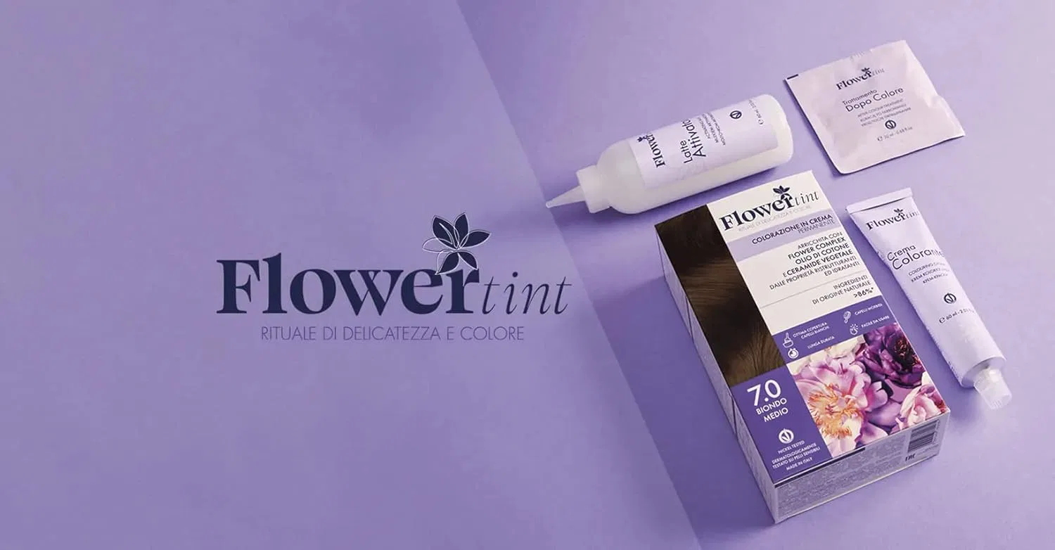 Стойкая крем-краска Purobio Flower Ink Colour 8.0 Light Blonde Generisch, Light Blonde — фото 2