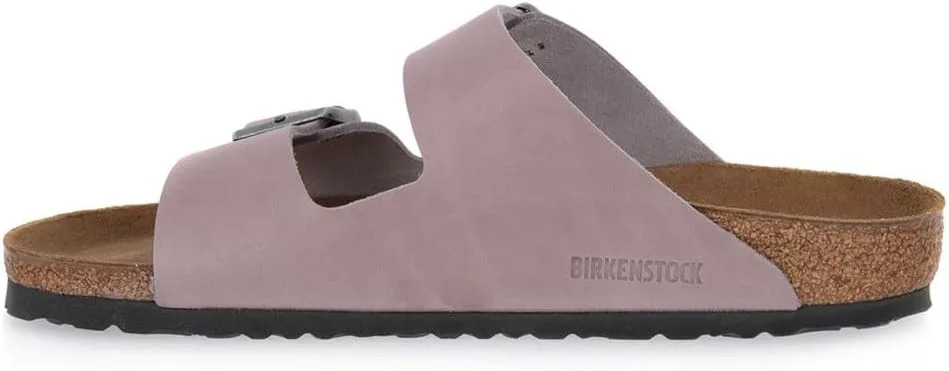 Birkenstock Arizona - Винтажные кожаные сандалии, серый — фото 3