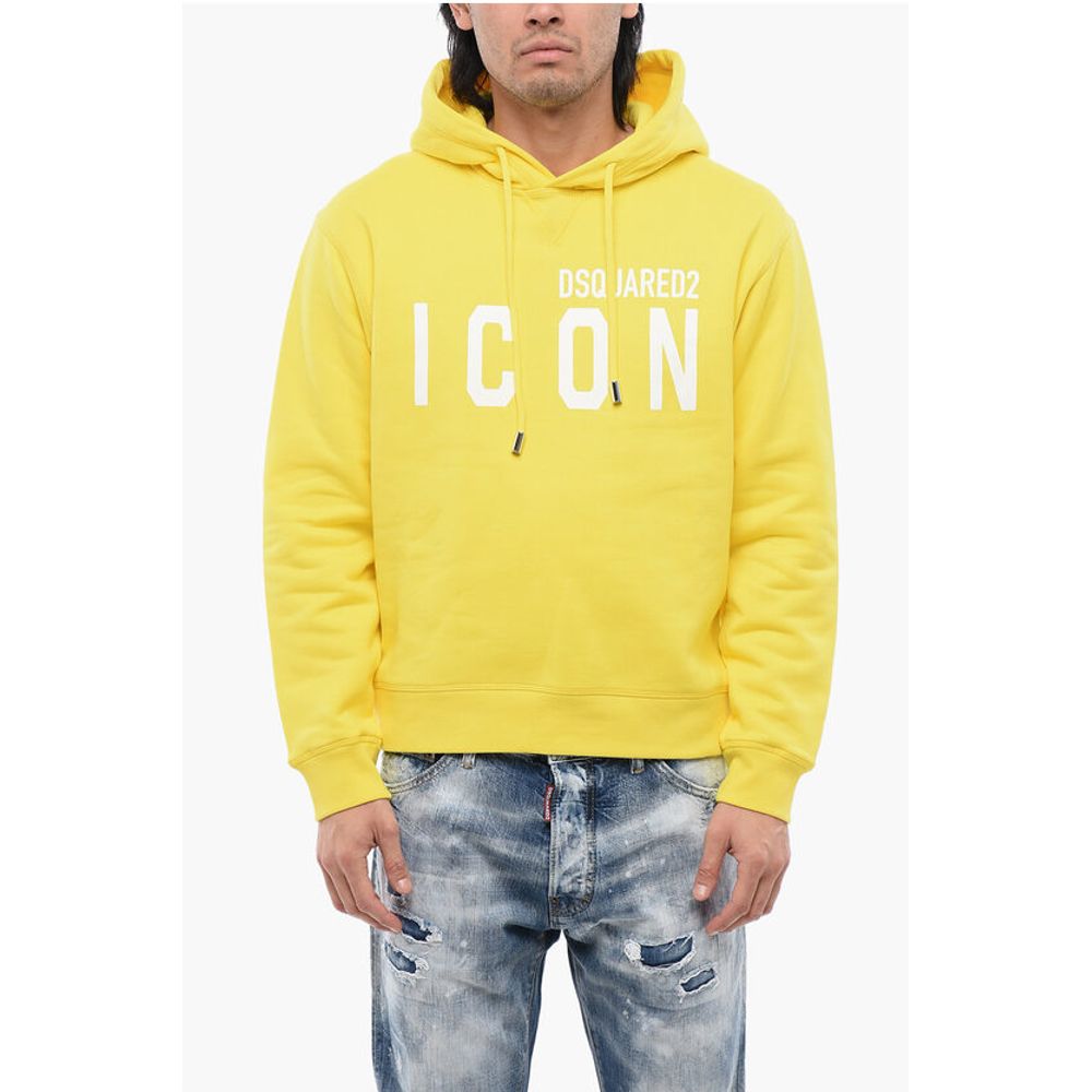 

Толстовка с принтом ICON Dsquared2, Yellow