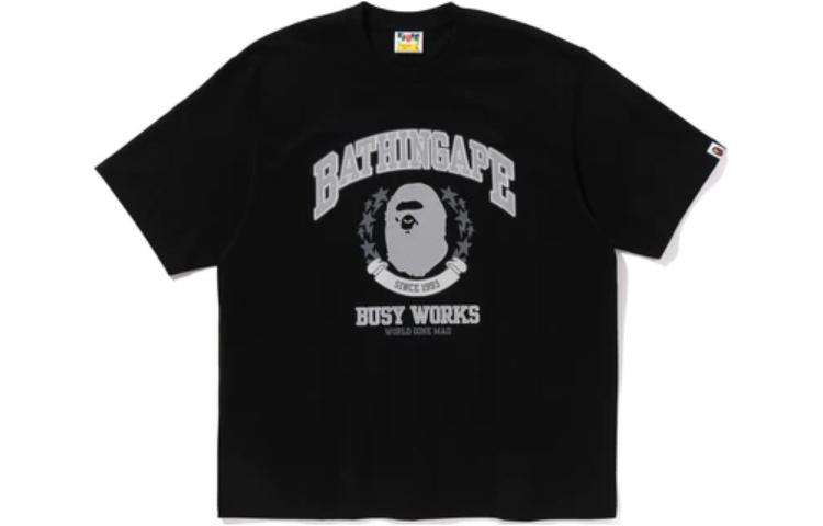 

Футболка свободного кроя BAPE Bathing Ape A Bathing Ape, серый