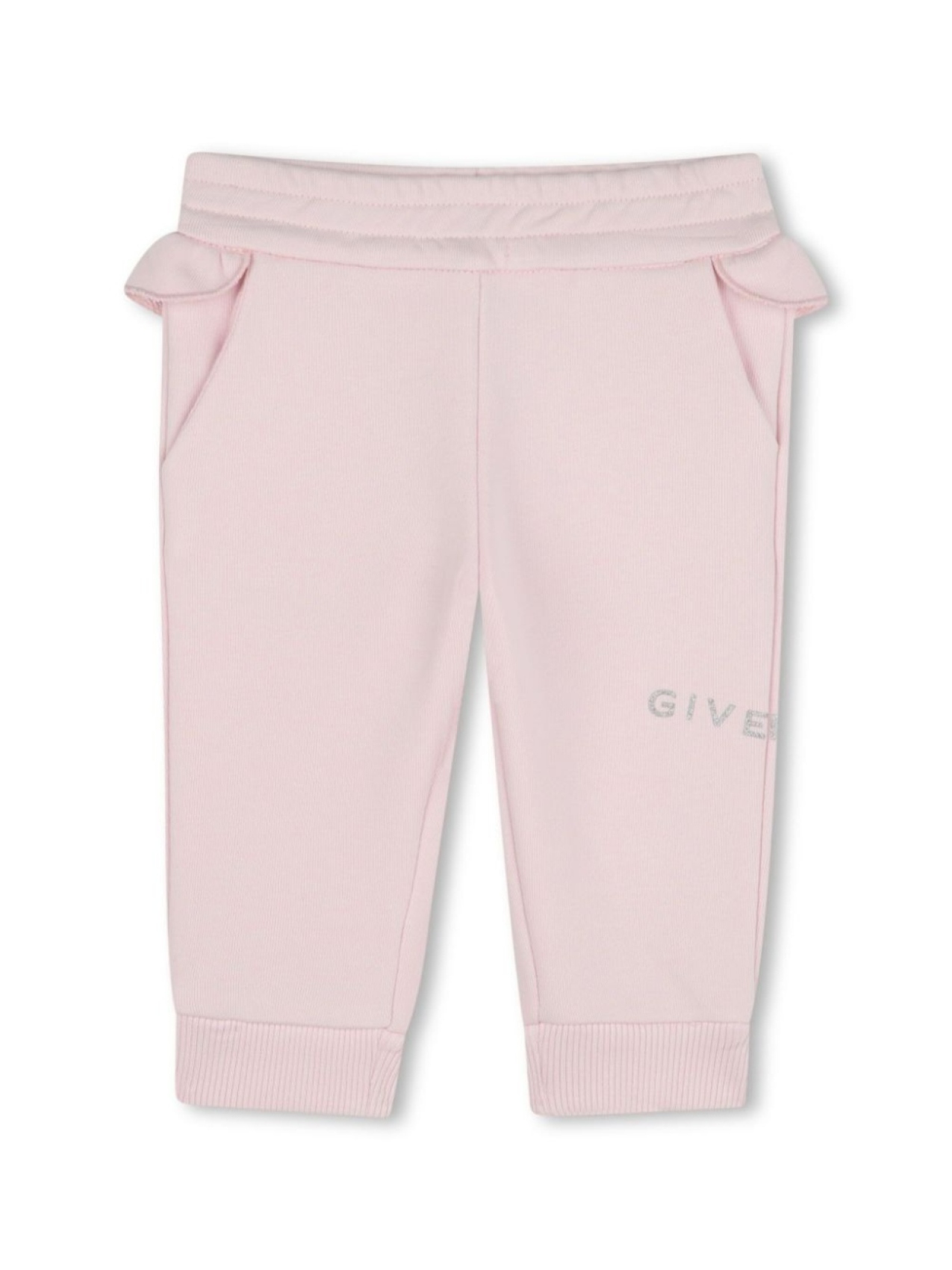 

Спортивные брюки с оборками Givenchy Kids, розовый