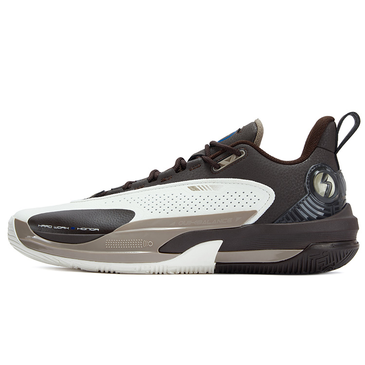 

361° Износостойкие амортизаторы низкие баскетбольные кроссовки мужские white brown