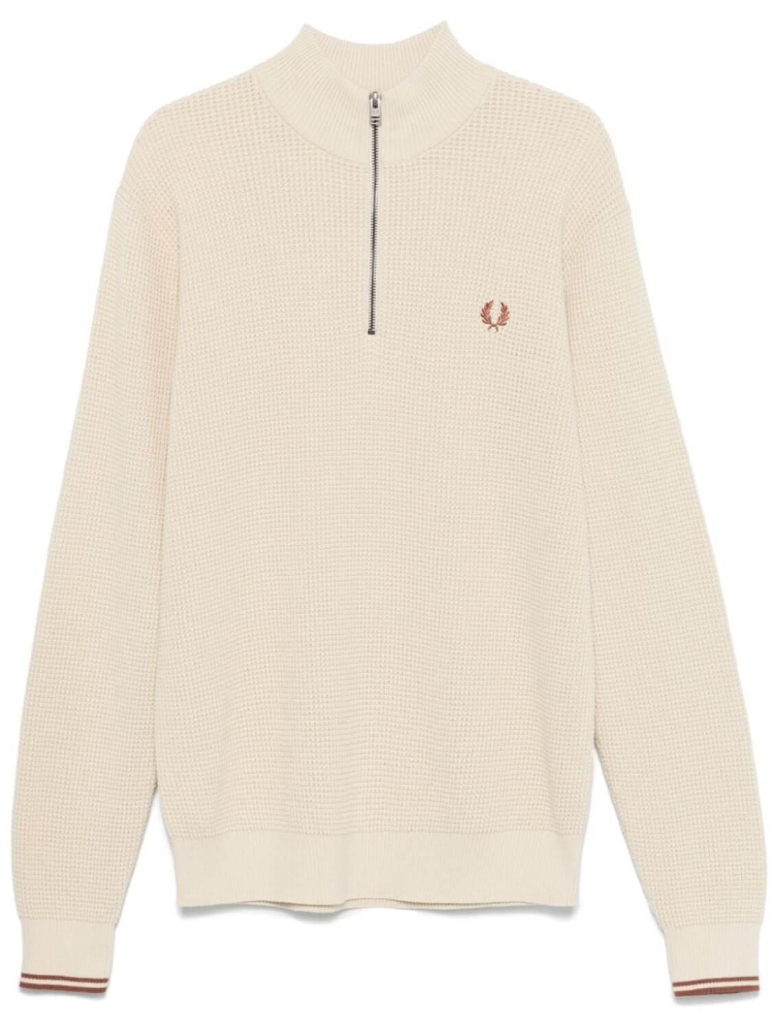 

Fred Perry фактурный свитер, серый