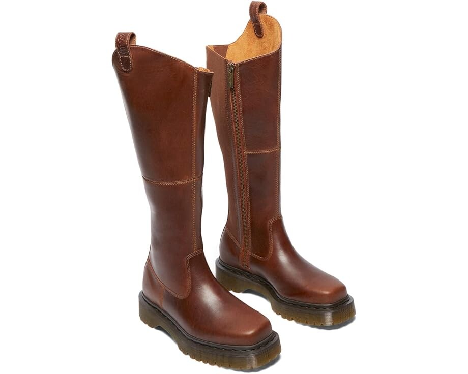 

Ботинки Dr. Martens Amaayah Hi Leather Bex Riding Boots, цвет Butterscotch