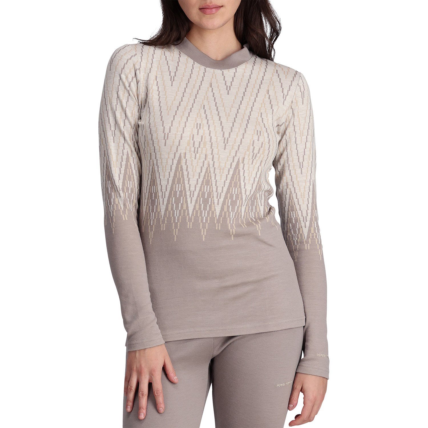 

Топ Kari Traa Juliane Wool Long Sleeve, цвет W Grey